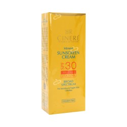 سینره-کرم ضدافتاب SPF30 پوست حساس سینره  بی رنگ