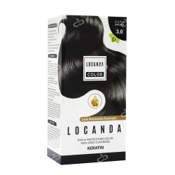 لوکاندا-کیت رنگ مو شماره 3.0 لوکاندا  قهوه ای تیره
