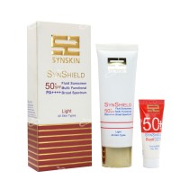 ساین اسکین-ضدآفتاب فلوئید ساین شیلد SPF50 ساین اسکین 50گرم رنگ لایت