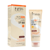 سی گل-کرم ضدآفتاب SPF60 فاقدچربی سی گل 50میلی لیتر برنزه