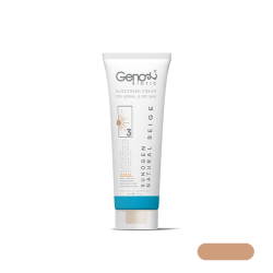 ژنوبایوتیک-کرم ضد افتاب SPF50 مناسب پوست خشک و معمولی