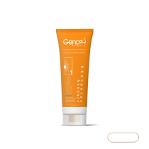 ژنوبایوتیک-کرم ضد آفتاب بدون رنگ ژنوبایوتیک SPF50 مناسب پوست چرب و مختلط