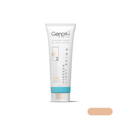 ژنوبایوتیک-کرم ضد افتاب رنگی SPF50 مناسب پوست خشک و معمولی