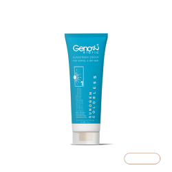 ژنوبایوتیک-کرم ضد افتاب بی رنگ سانوژن SPF50 مناسب پوست خشک و معمولی