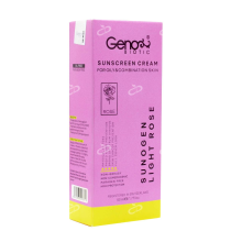 ژنوبایوتیک-کرم ضدآفتابSPF50 پوست چرب و مختلط ژنوبایوتیک رز روشن 50 میلی لیتر