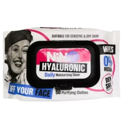 نینو-دستمال مرطوب پاک کننده ارایش مدل Hyaluronic