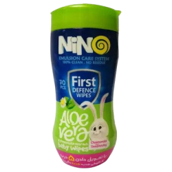 نینو-دستمال مرطوب پاک کننده کودک الوئه ورا