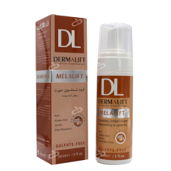 درمالیفت-فوم شستشو صورت روشن کننده پوست ملالیفت درمالیفت