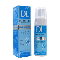 درمالیفت-فوم شستشو صورت پوست خشک هیدرالیفت درمالیفت