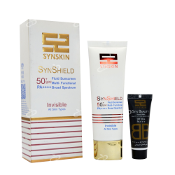 ساین اسکین-ضدافتاب فلوئید ساین شیلد SPF50 ساین اسکین 50گرم بی رنگ