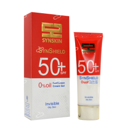 ساین اسکین-کرم ژل ضدافتاب ساین شیلد SPF50 ساین اسکین  بی رنگ