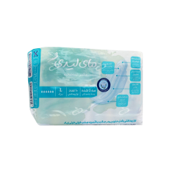 مای لیدی-نوار بهداشتی بالدار مکسی نیمه ضخیم سه تا شده پنبه ای پوست حساس بزرگ