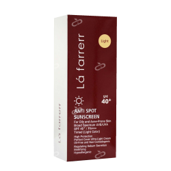 لافارر-کرم ضد افتاب ضدلکSPF40 پوست چرب رنگی