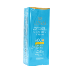 سینره-کرم ضدافتابSPF60 فاقد چربی رنگی