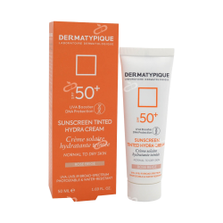 درماتیپیک-کرم ضدافتاب SPF50 پوست خشک رنگی