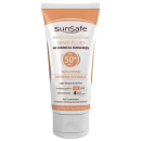کرم ضد آفتاب فیزیکال بی رنگ SPF50 سان سیف