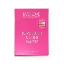 پالت رژگونه 6 رنگ مدل Love Light & Blush