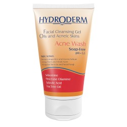هیدرودرم-ژل شستشوی صورت مناسب پوست چرب