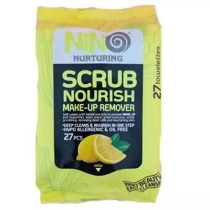 نینو-دستمال مرطوب پاک کننده آرایش مدل Scrub Nourish