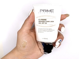 ژل ضد آفتاب حاوی ویتامین SPF 50 C پریم